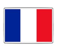 Pixly® Calamita da frigorifero con bandiera della Francia, grande, formato jumbo, souvenir di campagna