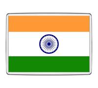 Pixly® Calamita da frigorifero con bandiera indiana, grande, formato jumbo, souvenir di paese, idea regalo