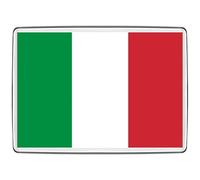 Pixly® Calamita da frigorifero con bandiera italiana, grande, souvenir italiano, idea regalo