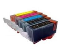 PIXMA MP620 Stampanti Canon 10 cartuccie compat. 520BK 521 Nero + Colore