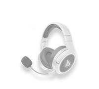 Cuffie da gioco RGB circumaurali wireless-cablate Steelplay Impulse, grigio chiaro-bianco