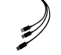 Pixminds Steelplay - Cavo di ricarica USB per controller PS5, ricarica rapida, compatibile con controller Sony PS5, colore: Nero