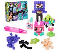 Pixobitz, Esclusiva Confezione da 522 Perline per fusibili d'Acqua, Decos e Accessori per attività Creative, Giocattoli per Bambini e Ragazze dai 6 Anni in su, Colore Trasparente, Medium, 6064721