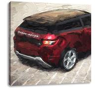 Pixxprint Macchina Sportiva Stampa su Tela 70x70 cm Artistica murale