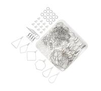PIXZCSA Chiusure trasparenti per orecchini e forniture per la creazione di gioielli con orecchini, anelli di congiunzione per giochi di accessori, non facili da sbiadire o
