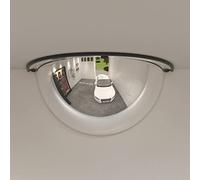 PIXZSSI Specchietto stradale esterno 2 pezzi mezza cupola Ø 30 cm acrilico specchio 90 gradi vista estesa ampia applicazione per garage parcheggio e altri interni segno preventivo