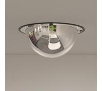 PIXZSSI Specchio stradale esterno cupola piena Ø 30 cm acrilico materiale durevole specchio a 90 gradi vista estesa ampia applicazione per garage parcheggio e altri interni segno preventivo