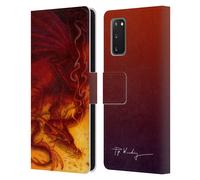 PIYA WANNACHAIWONG DRAGHI DEL FUOCO CUSTODIA COVER A PORTAFOGLIO PER SAMSUNG 1