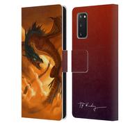 PIYA WANNACHAIWONG DRAGHI DEL FUOCO CUSTODIA COVER A PORTAFOGLIO PER SAMSUNG 1