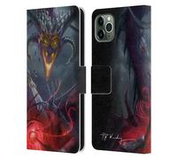 PIYA WANNACHAIWONG DRAGHI NERI CUSTODIA COVER A PORTAFOGLIO PER APPLE iPHONE