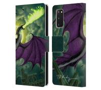 PIYA WANNACHAIWONG DRAGHI NERI CUSTODIA COVER PORTAFOGLIO IN PELLE PER SAMSUNG 1