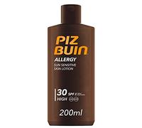 PIZ BUIN Allergy Latte Solare SPF 30, Crema solare 30 per pelli delicate e sensibili al sole, Protezione solare 30 con filtro solare UVA/UVB, Latte solare SPF 30 resistente all'acqua, 200 ml