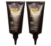 Piz buin Ultra Leggero Asciutto Touch Sole Fluido SPF 15 (Confezione 2) 150 ML Ogni