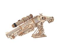 PizazzToy Puzzle 3D in legno con trasmissione meccanica, per uomini, montaggio fai da te, puzzle in legno 3D, set fai da te, regalo di Natale (127 pezzi)