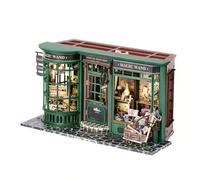 PizazzToy Puzzle 3D in legno per adulti, montaggio fai da te 3D, puzzle in legno, in miniatura, con LED, decorazione natalizia 2025, modello regalo