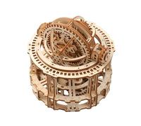 PizazzToy Puzzle 3D in legno Tourbillon, con rotazione a sfera e rumore di zecca, montaggio fai da te, puzzle in legno 3D, timer fai da te, set di decorazioni natalizie 2025, modello regalo (218 pezzi
