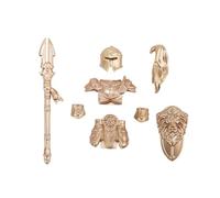 PizazzToy Set di armi militari, 10 pezzi, armatura medievale, accessori per armi dell'esercito, armi personalizzate, SWAT Team armi