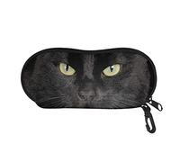 Pizding - Custodia per occhiali da sole, custodia morbida, ultra leggera, portatile, con cerniera, con clip per cintura, grande regalo per donne, uomini, bambini e ragazze Gatto Taglia unica