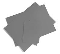 Pizens 4 Fogli Linoleum per Incisione, Grigio Blocchi Linoleum per Intaglio Kit, Fogli Linocut per Timbri, Artigianato, Progetti di Stampa (A4+A6)