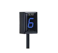 Pizgear 1-6 Indicatore display marcia Installazione non distruttiva Accessori moto for ER-4F 2010-2012 Indicatore di marcia per moto(BLACK Blue)
