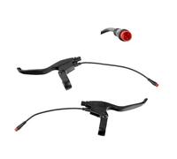 Pizgear 1 paio di leve freno universali for scooter elettrico tagliate con impugnatura elettrica accessori for manubrio la maggior parte delle biciclette elettriche Freno a mano per monopattino elettr