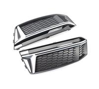 Pizgear 1 paio di paraurti anteriore for auto, coperchio della lampada della luce di nebbia, griglia inferiore a nido d'ape, for A4 B9, 2016-2018 8W0807681K 8W0807682K Griglia fendinebbia anteriore(Sc
