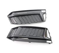 Pizgear 1 paio di paraurti anteriore sinistro destro for auto, coperchio della lampada della luce di nebbia, griglia inferiore a nido d'ape, for A4 B9, 2016-2018 8W0807681K Griglia fendinebbia anterio