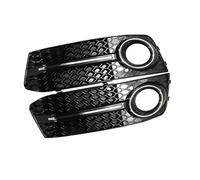 Pizgear 1 paio Sinistra Destra Paraurti anteriore for auto Fendinebbia Griglia Griglia Copertura della lampada Trim Maglia a nido d'ape esagonale, for A4 B8 2008-2012 Car Styling Griglia fendinebbia a