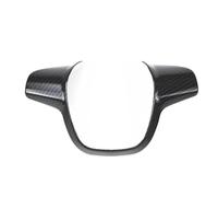Pizgear 1 pz for Ford, for Focus 3 MK3 (2012-2014), for KUGA 2013-2015, accessori Car Styling Volante Trim Copertura Adesivo Decorazione Adesivo per volante(A Type carbon fiber)