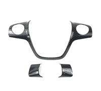 Pizgear 1 pz for Ford, for Focus 3 MK3 (2012-2014), for KUGA 2013-2015, accessori Car Styling Volante Trim Copertura Adesivo Decorazione Adesivo per volante(B Type Carbon 3pcs)