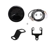 Pizgear 12000RMP LCD Tachimetro Contachilometri Contagiri 1-4 Cilindri Moto Indicatore Digitale Cruscotto Universale Tachimetro per motocicletta(With two bracket)