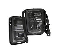 Pizgear 2 luci fendinebbia a LED for RAM 1500 2013-2018 paraurti Anteriore fendinebbia Nero 68104821AC 68104820AC Fendinebbia Gruppo fendinebbia per Auto