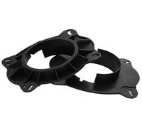 Pizgear 2 pezzi Anello distanziatore altoparlante Tweeter Adattatore distanziatore altoparlante, for Toyota, Camry 2002-2017 Impermeabile, for 6.5#39;#39; ABS Nero Anteriore Distanziatore per altoparl