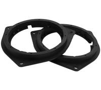Pizgear 2 pezzi Anello distanziatore altoparlante Tweeter Adattatore distanziatore altoparlante, for Toyota, Tacoma 2005-2012 Impermeabile, for 6.5#39;#39; ABS Nero Anteriore Posteriore Distanziatore