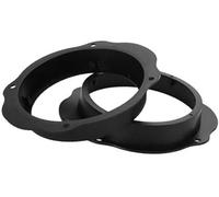 Pizgear 2 pezzi Anello distanziatore altoparlante Tweeter Adattatore distanziatore altoparlante, Ford, C-Max 2003-2010 Impermeabile, for 6.5#39;#39; ABS Nero Anteriore Distanziatore per altoparlanti a