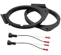 Pizgear 2 pezzi Anello distanziatore for altoparlante Adattatore distanziatore for altoparlante tweeter, for Volkswagen, for Jetta, 1999-2019 Impermeabile, for 6.5#39;#39; ABS Nero Distanziatore per a