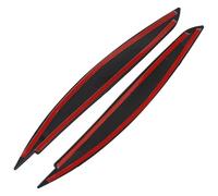 Pizgear 2 pezzi Copri-palpebre for fari auto, finiture nere, ABS, fibra di carbonio, for palpebre serie 1 E87 E88 E81 E82 Adesivo protettivo per fari