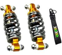 Pizgear 2 pezzi di ammortizzatori posteriori da 5 pollici e 125 mm, for monopattino elettrico, ammortizzatori posteriori a molla for bici elettriche universali Molla per sospensione anteriore per skat