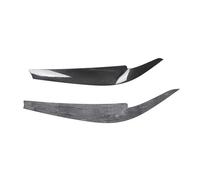 Pizgear 2 pezzi di copertura for palpebre sopracciglia in vera fibra carbonio for fari anteriori Serie 5 G30 G31 G38 F90 M5 525I 530I 540I 2017-2021 Adesivo per fari