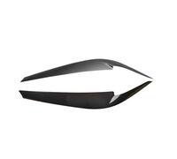 Pizgear 2 pezzi di copertura for palpebre sopracciglia in vera fibra carbonio for fari anteriori Serie 5 G30 G31 G38 F90 M5 525I 530I 540I 2017-2021 Adesivo per fari