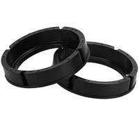 Pizgear 2 pezzi distanziatore for altoparlante, adattatore for distanziatore for altoparlante tweeter, for Volkswagen, for Passat, 1998-2016 impermeabile, for 6.5#39;#39; ABS nero anteriore Distanziat