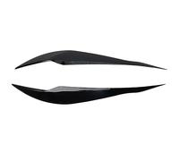 Pizgear 2 pezzi F30 copertura faro palpebra lucido nero coperchi copertura sopracciglio adesivi rivestimento, for BMW F30 berlina 2012-2018 accessorio automatico Adesivo per fari oscurati