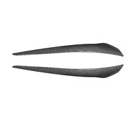 Pizgear 2 pezzi faro nero lucido palpebra sopracciglia malvagia, for BMW serie 3 E92 E93 2006-2013 320i 320d 330i 330d 335Xi M3 Coupe Cabrio Adesivo per fari oscurati(Carbon Look ABS)