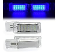 Pizgear 2 pezzi LED luce vano piedi vano bagagli vano portaoggetti lampade, for Audi, A4 B5 B6 B7 B8 A3 A6 C6 C7 A5 R8 TT Q5 Q3 Q7 A1 A8 S3 RS6 Luce di cortesia per porta(Charm Blue 1)