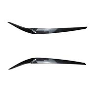 Pizgear 2 pezzi, palpebre for fari anteriori, for Serie 5 G30 G31 G38 F90 M5 540i 525i 530i 2017 2018 2019 2020 2021 Adesivo per fari(Glossy Black)