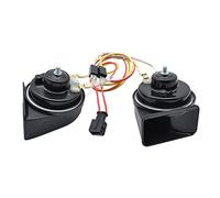 Pizgear 2 pezzi/set clacson a lumaca impermeabile ad alto volume 12V 110-125db clacson for auto 410/510 clacson for auto a tono alto e basso, for Renault, Captur 2013-2019 Corno di lumaca
