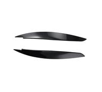 Pizgear 2 pezzi Sopracciglia for fari auto in ABS, for palpebre anteriori serie 1 E87 E88 E81 E82 2008-13 Adesivo protettivo per fari