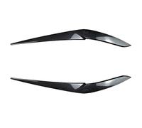 Pizgear 2 pezzi sopracciglio, for BMW X5 G05 X6 G06 2019 2020 2021 2022 faro anteriore palpebra palpebre rivestimento adesivo copertura accessori auto Adesivo per fari oscurati(Carbon Fiber Look)