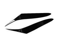 Pizgear 2 pz Gloss Nero Faro Sopracciglio Palpebre Copertura Trim, for Mazda RX8 Coupe 2004 2005 2006 2007 2008 Adesivi for auto Kit corpo vettura Tuning Copri-sopracciglia per fari