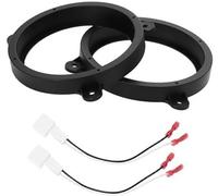 Pizgear 2 Set di anelli distanziatori for altoparlanti, adattatori for altoparlanti tweeter, for Subaru, forester, 1998-2020 impermeabili, for 6.5#39;#39; ABS nero posteriore Distanziatore per altopar